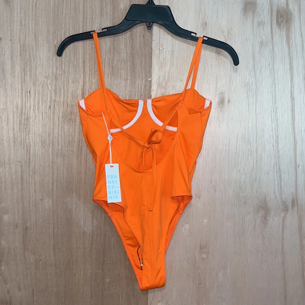 FRANKIE’S BIKINIS Lorelai Cheeky One Piece Swimsuit Sz S